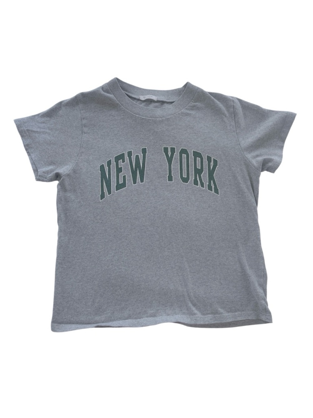 Brandy Melville Gray New York Graphic Tee - Picture 2 of 4